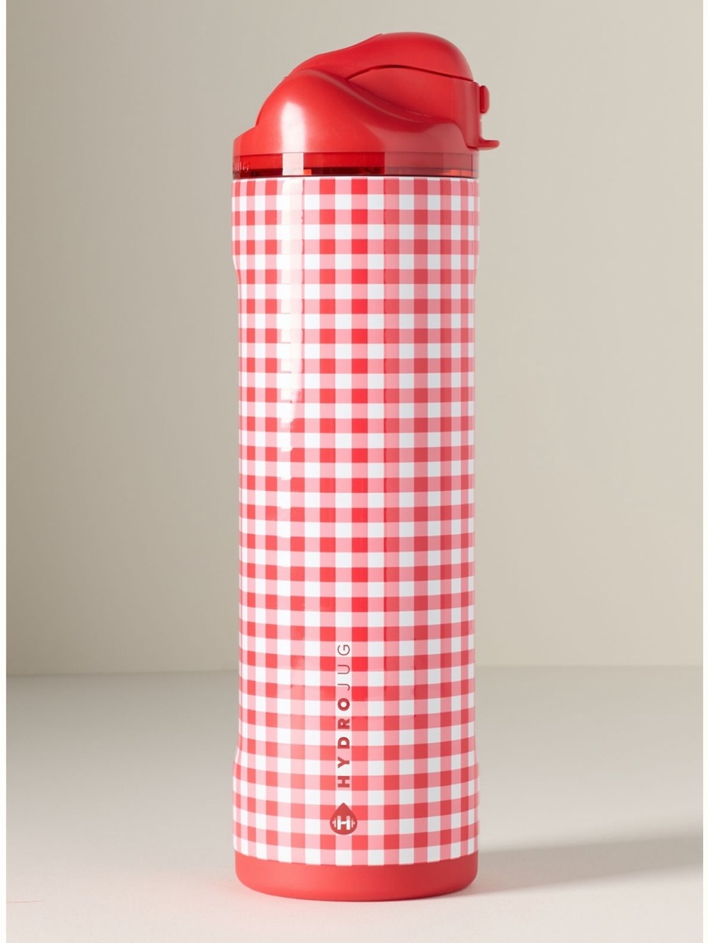 Hydrojug 24 oz travel cup ( red and white gingham )